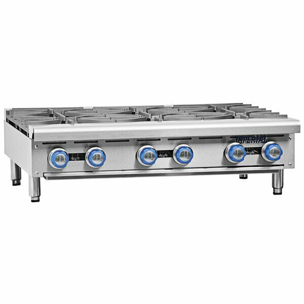 Imperial Range IHPA-3-36 36in Natural Gas 3 Burner Hot Plate - 96000 BTU 974IHPA636N